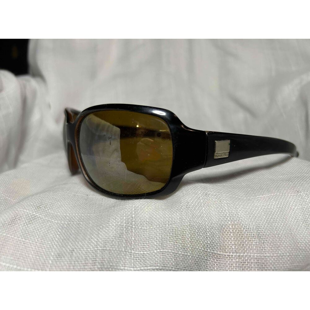 Prada Black Black Frame Tinted Lenses Logo Sunglasses Size 65 15 120